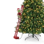 Mr. Christmas 43" Animated Ladder Climbing Grinch Decoration With L.... Fixed Price $115.19.