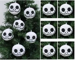 Nightmare Before Christmas Jack Skellington Holiday Ornament Set. Fixed Price $25.71.