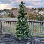 Holiday Time 7' Brighton Cashmere Artificial Christmas Tree With Stand. Fixed Price $39.95.