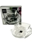 Mikasa Frosty's Magic Snowman Glass Candy Dish Original Box 1/2" 5". Fixed Price $15.90.