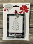 Studio Decor Christmas Tree Ornament Picture Frame Plaid Merry 2021. Fixed Price $6.29.
