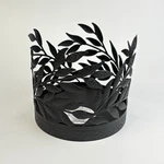 Bath Body Works Modern Branches 3-WICK Holder Black (for 4" Candle). Fixed Price $21.60.
