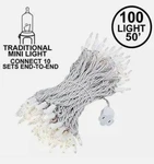 Novelty Lights, Inc. CG100/20-W-CL Commercial Grade Heavy Duty Christmas Mini. Fixed Price $19.99.