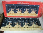Folk Snowman Sectional Serving Tray Certified International Susan Winget. Fixed Price $12.95.