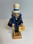Steinbach Mini Wooden Nutcracker Ebenezer Scrooge Christmas Carol Ltd Ed. Fixed Price $33.00.