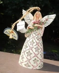 New! Jim Shore "with Prayer All Things Are Possible" Breast Cancer Ornament A246. Fixed Price $29.40.