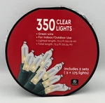 350 Clear Lights Green Wire Indoor/outdoor 2 175 Festive Voice New 73FT. Fixed Price $16.99.