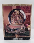 Grandeur Noel Christmas Musical Water Globe Nativity Scene W/ Lit Revolving Base. Fixed Price $79.00.