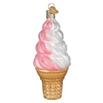 Old World Christmas Strawberry Swirl Soft Serve Ornament 32701. Fixed Price $23.09.