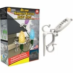 (1)-COMMERCIAL Christmas White Gutter & Shingle Deluxe Light Clips (50-PK). Fixed Price $28.49.