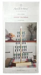 Christmas Advent Calendar Hearth Tree Metal Wood Green Ribbon Nob. Fixed Price $20.99.