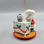 Vintage National Rennoc Santa Chef Christmas Ornament 1991 Holiday Decor. Fixed Price $9.35.