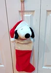 Kurt Adler Peanuts Snoopy Plush Stuffed Christmas Stocking Dog 20" Long. Fixed Price $15.00.