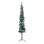 Bowery Hill 94.5" Pvc Steel Artificial Half Christmas Tree In Green. Fixed Price $45.71.