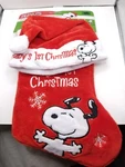 Peanuts Snoopy Babys 1ST Christmas Stocking & Hat!! New On Card!!!!. Fixed Price $9.99.