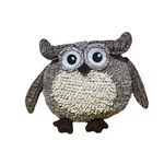 Northlight Brown Plaid 6 Owl Textured Ivory Plush Table Top Christmas Figure. Fixed Price $15.01.