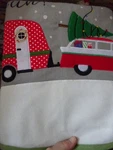 Holiday Time Christmas Oh What Fun Fleece Tree Skirt Camping Gray White 48". Fixed Price $24.00.