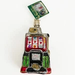 Vtg Old World Christmas Slot Machine Glass Ornament 2007 Retired Nos With Tag. Fixed Price $19.25.