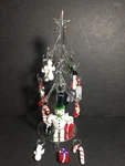 Ls Arts 8" Crystal Christmas Tree W/ Removable Glass Ornaments Original Box. Fixed Price $24.99.