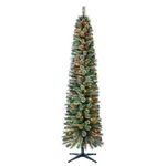 Home Heritage Stanley 7' Pine Artificial Christmas Tree, Prelit 350 Color Lights. Fixed Price $109.99.