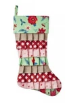 New - The Pioneer Woman Green Floral Ruffle Christmas Holiday Stocking, 20". Fixed Price $16.99.