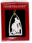 Christmas Ornament Northlight Nativity Scene Harvey Lewis Crystals 3.5 X In. Fixed Price $19.95.