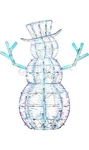 National Tree Company Pre Lit Iridescent Snowman Decoration, Cool White Led. Fixed Price $100.00.