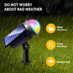 Solar Christmas Led Rgb Projector Outdoor Xmas Moving Light Landscape. Fixed Price $14.99.