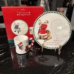 New Cookie Plate & Mug Set Hallmark Twas The Night Before Christmas Santa. Fixed Price $24.99.