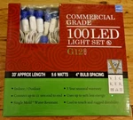 New 4 Boxes Of Led Blue Christmas Globe Indoor Outdoor Lights From Vickerman. Fixed Price $50.00.