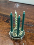 Authentic German Die Spiegelburg Mini Advent Wreath Tin Candles Christmas. Fixed Price $19.99.