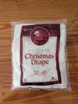 Sparkl-tex Glittering Christmas Drape From Union Wadding Company 1980S Holiday. Fixed Price $22.00.