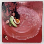 Mikasa Holiday Bells Crystal Platter Glass Plate Christmas RC197/516. Fixed Price $14.97.
