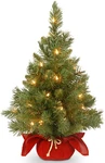 Pre-lit Artificial Mini Christmas Tree Includes Small Lights And Cloth Bag Bas. Fixed Price $70.22.
