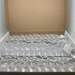 Hammacher Worlds Best Christmas Strand Icicle Stars 50 Roman - Euc. Fixed Price $27.99.