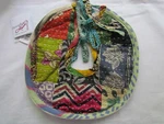 Small Table Top Christmas Tree Skirt 11" Across Kantha Bohemian Pbk 103779 New. Fixed Price $13.50.