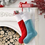 Velvet Stockings With Shimmery Linen Cuff Set Of 2. Fixed Price $119.95.