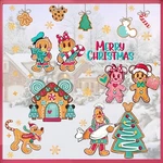 Mfault Merry Christmas Gingerbread House Window Clings 9 Sheets, Duck Dog Xma.... Fixed Price $10.63.