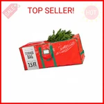 Christmas Storage Bag - Stores 7.5 Foot Artificial Xmas Holiday Tree, Durab. Fixed Price $10.95.