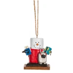 Ganz Smores Resin Holiday Christmas Ornament, Traveler Snowman. Fixed Price $17.81.