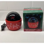 Kurt Adler Let It Snow Christmas Winter Night Light Projector 5". Fixed Price $19.99.