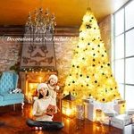 Costway 9FT Hinged Artificial Christmas Tree Premium Pine Home 2132 Tips W/stand. Fixed Price $99.99.