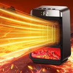 Led Realistic Flame Fireplace Heater - 1500W Home Office Christmas Decoration. Fixed Price $38.65.