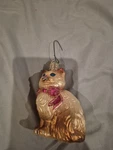 Old World Christmas Himalayan Kitty Brown & White Cat Ornament 12089. Fixed Price $11.95.