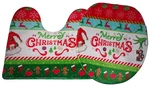 3 Pc Holiday Christmas Decor Toilet 18" Rug, 17" Seat Cover & 29" Sink MAC2. Fixed Price $27.31.