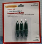 Celebrations Mini Replacement Bulbs Pk., Green (9582123) Fs. Fixed Price $10.00.