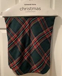 Kirklands Red & Green Tartan Plaid 48" Tree Skirt Christmas X-mas Holiday Nwt. Fixed Price $24.99.