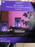 Holiday Home Led Luminary Skull Flickering Lights. Fixed Price $25.00.