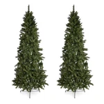 Home Heritage 9' Artificial Cascade Pine Christmas Tree W/ Color Lights (2 Pack). Fixed Price $654.08.