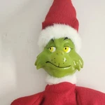 Dr Seuss The Grinch Stole Christmas Pink Musical Stocking Sock Puppet Vtg 2000. Fixed Price $49.99.
